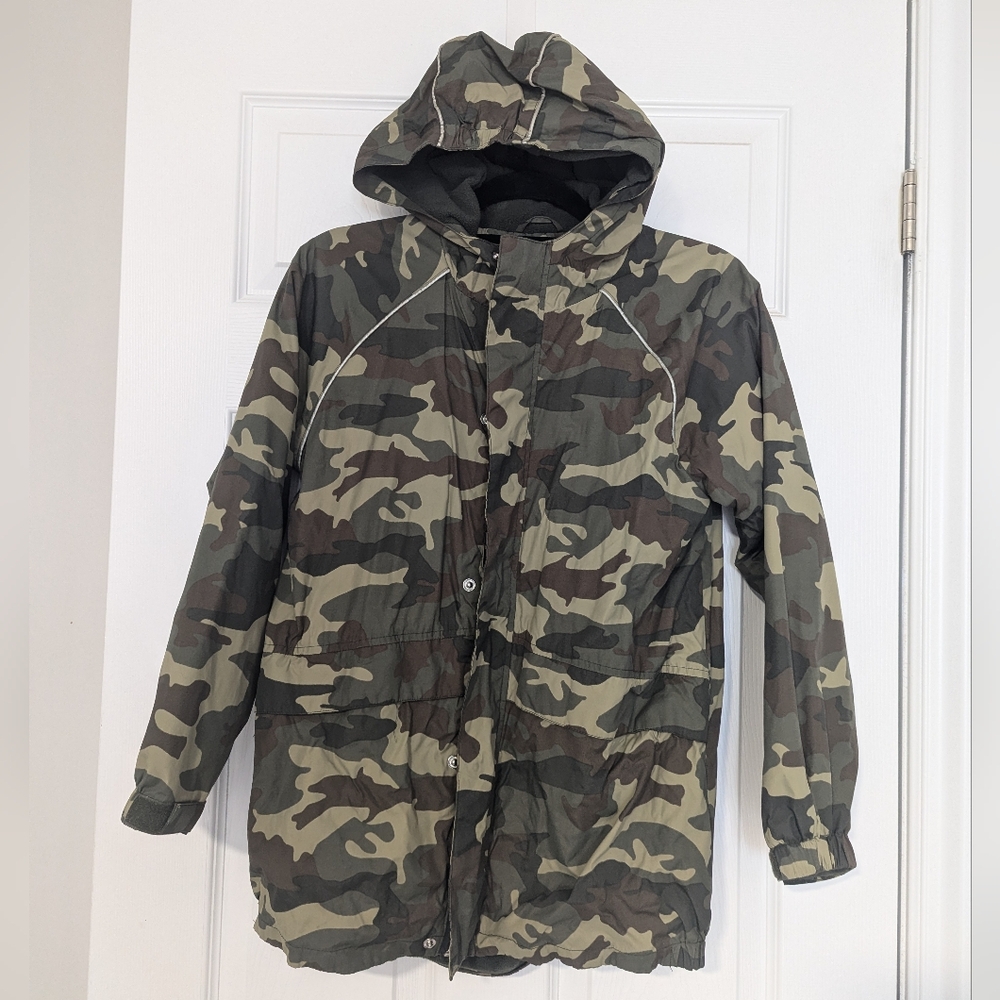 Children's place fleece lined jacket LG 10/12